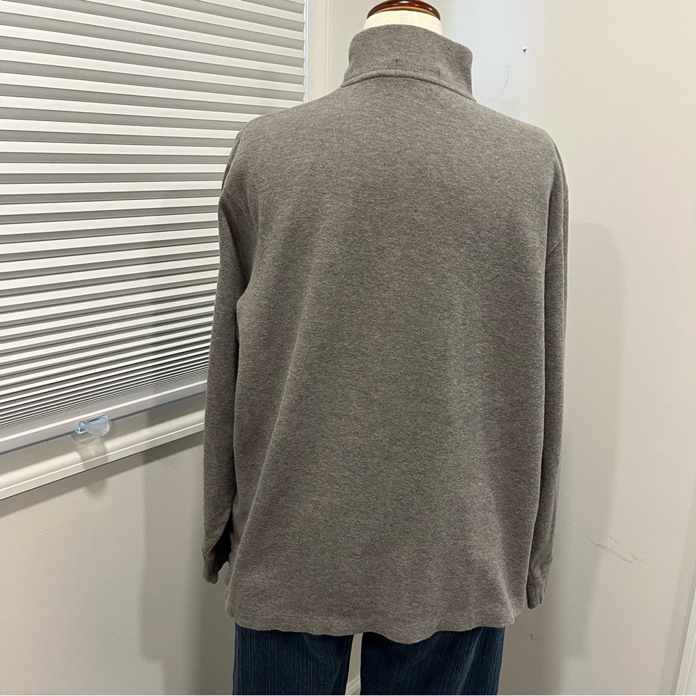 Polo Ralph Lauren, Quarter Zip Pullover, Grey, Men’s Size Large - Picture 5 of 14